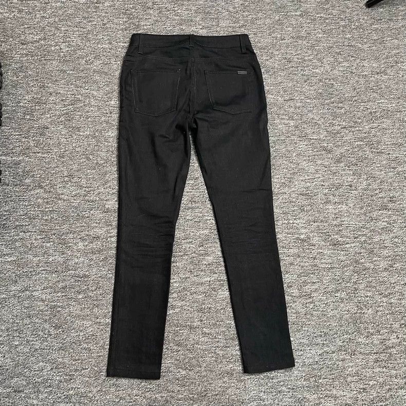 Saint Laurent Paris Black Saint Laurent Straight Leg Pants-dmc Size US 27 - 2 Thumbnail
