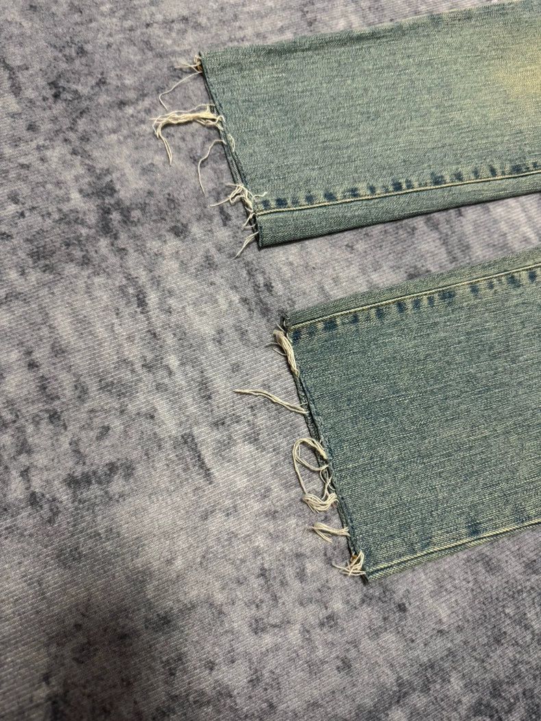 Saint Laurent Paris Saint Laurent Frayed Denim Pants Size 29-dmc Size US 29 - 5 Thumbnail
