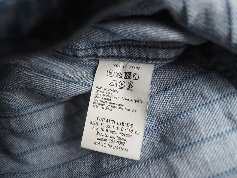 Cav Empt Cav Empt Stripe Denim Work Jacket Blue-dmc Size US M / EU 48-50 / 2 - 9 Thumbnail