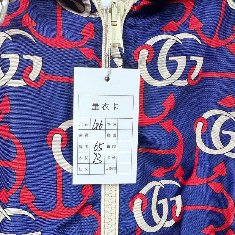 Gucci Gucci Logo Anchor Hooded Jacket-dmc Size US XL / EU 56 / 4 - 3 Thumbnail