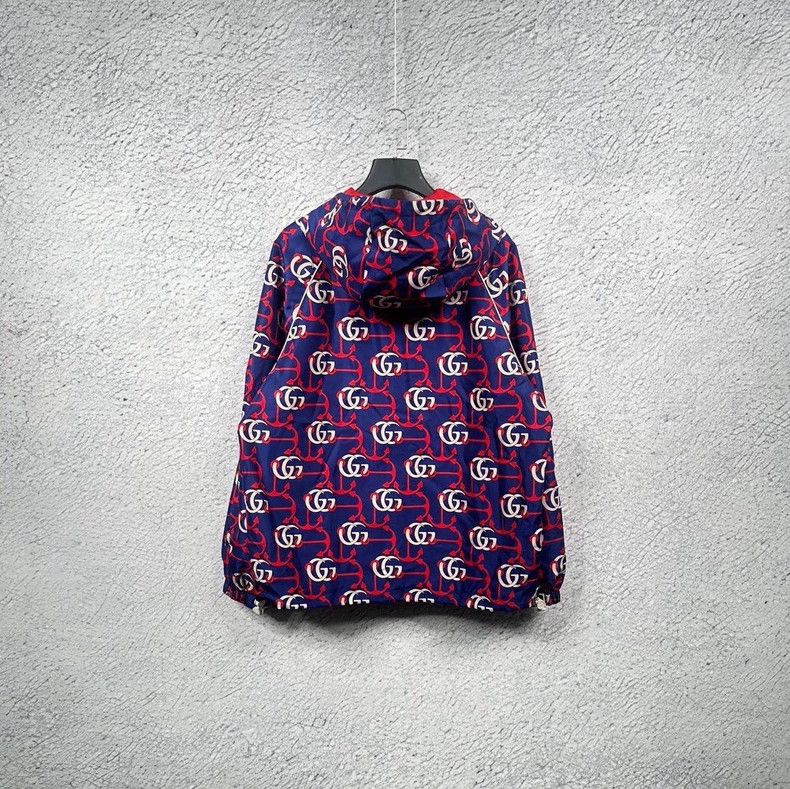 Gucci Gucci Logo Anchor Hooded Jacket-dmc Size US XL / EU 56 / 4 - 2 Thumbnail