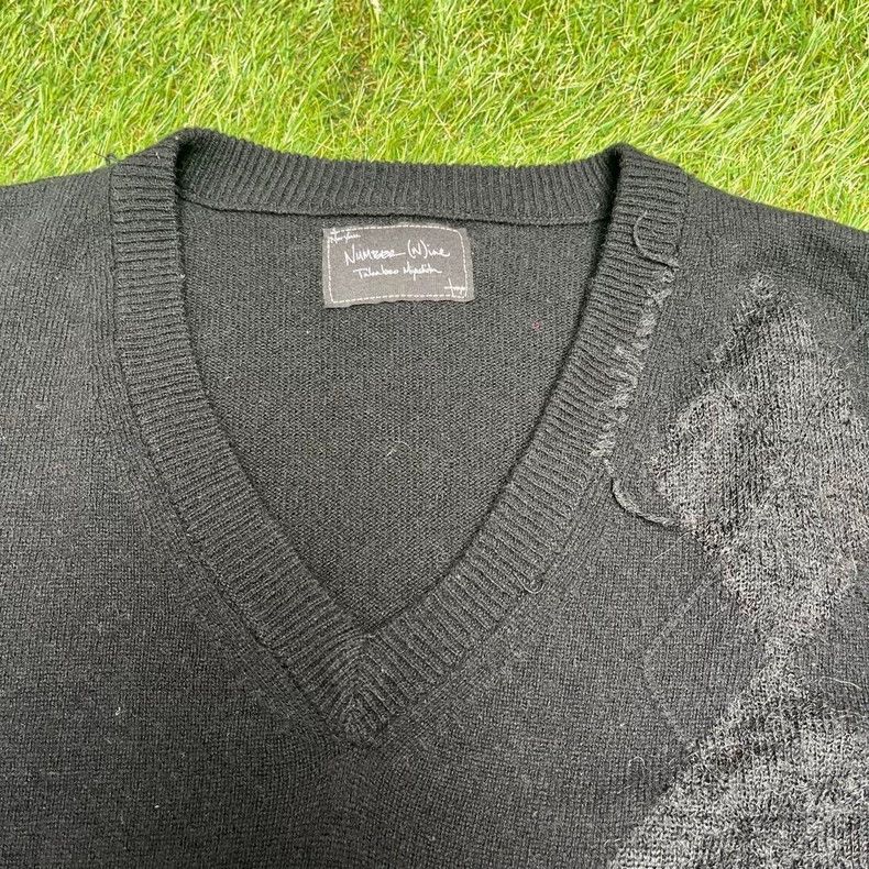 Number (N)ine Number Nine Black Wool Sweater-dmc Size US M / EU 48-50 / 2 - 3 Thumbnail