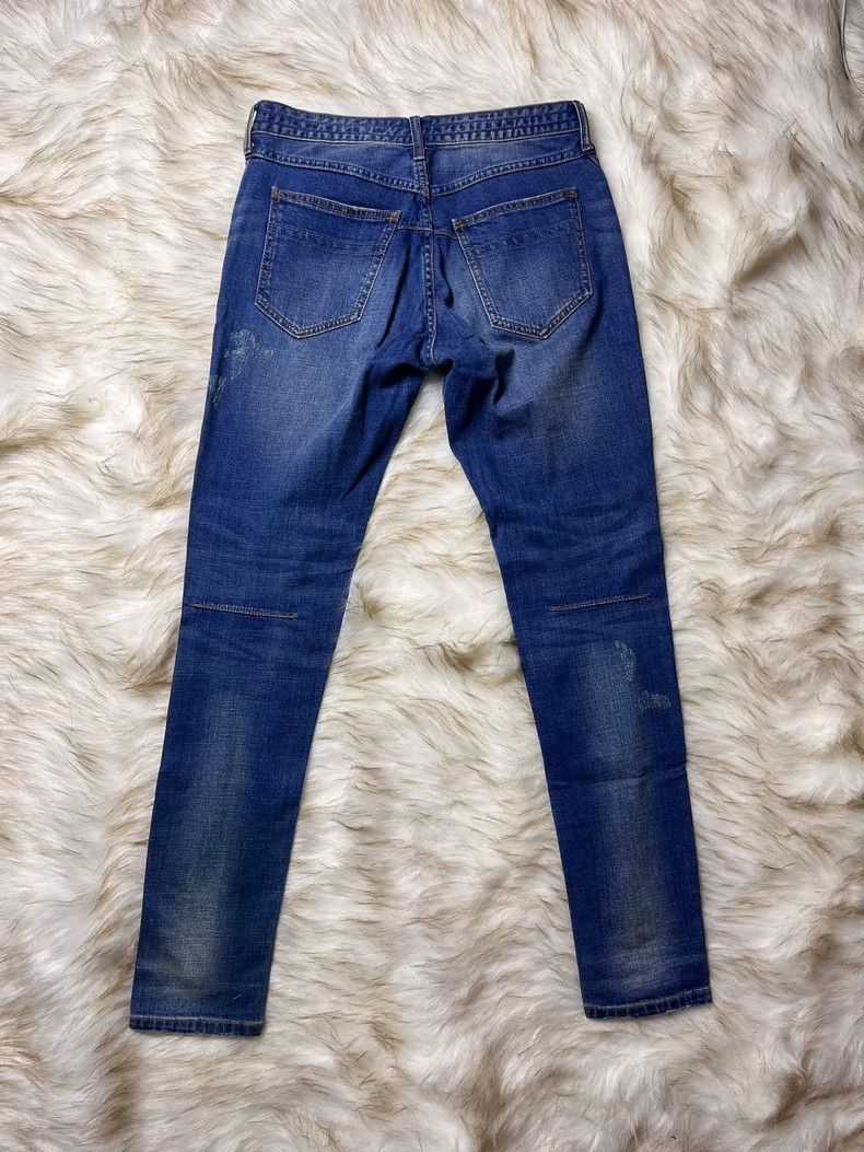 Number (N)ine Distressed Denim Pants with Note Patch-dmc Size US 30 / EU 46 - 2 Thumbnail