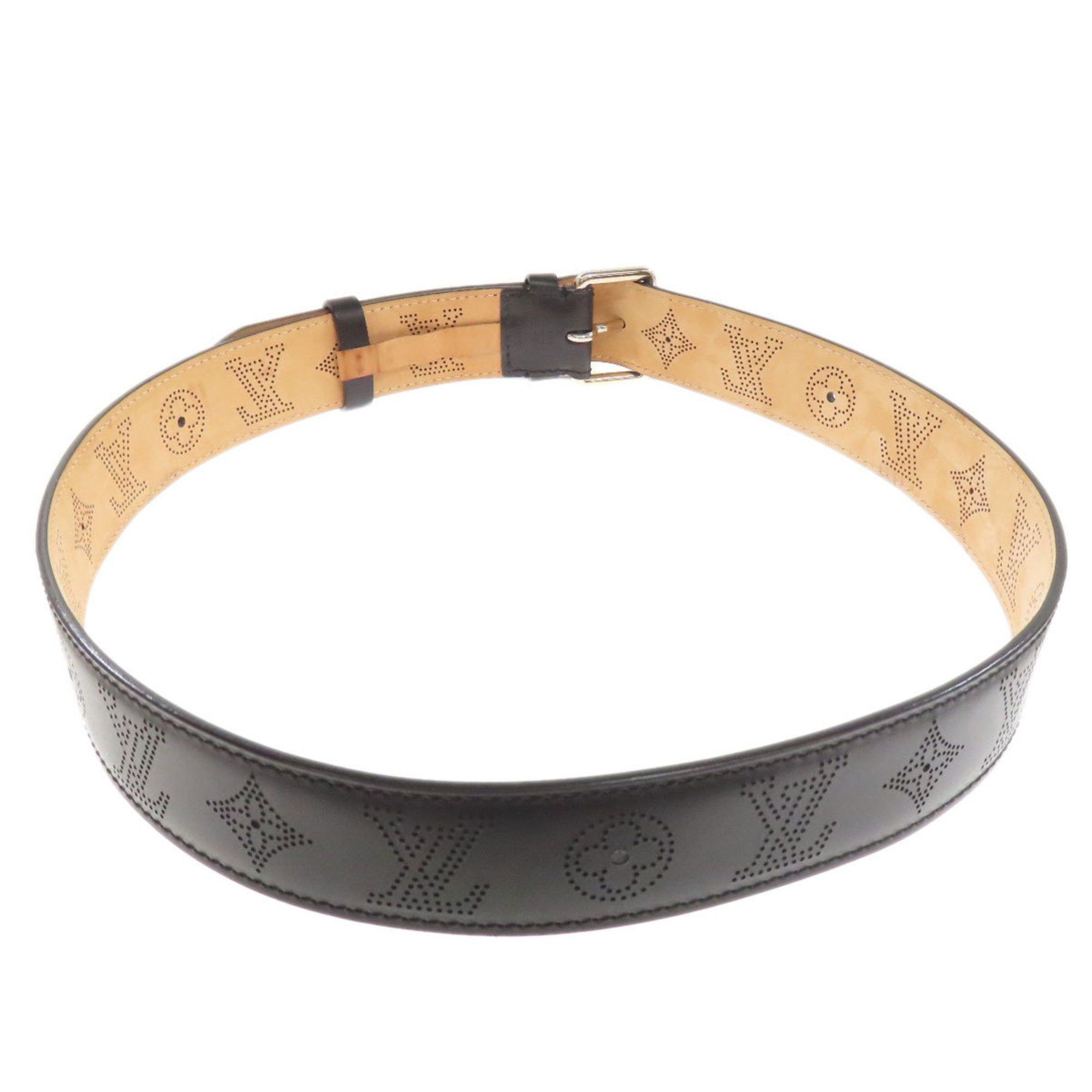 Louis Vuitton Louis Vuitton M6931 Santur Perforated Belt Mahina Leather Men's Size ONE SIZE - 3 Thumbnail