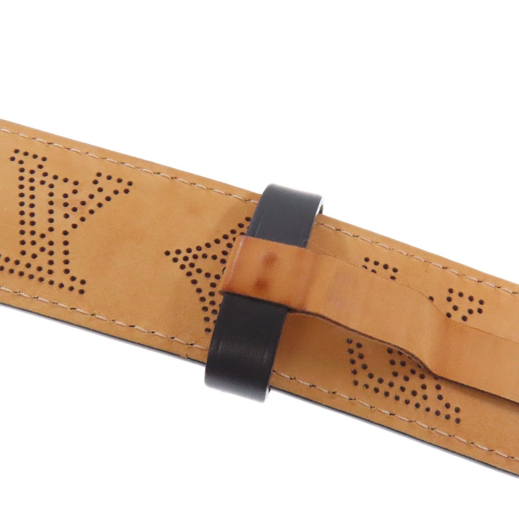 Louis Vuitton Louis Vuitton M6931 Santur Perforated Belt Mahina Leather Men's Size ONE SIZE - 9 Thumbnail