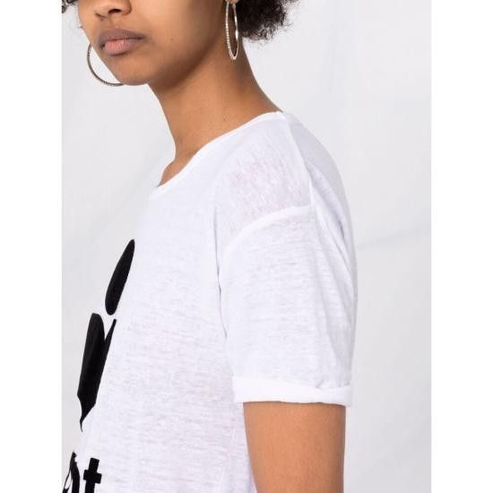 Isabel Marant Etoile ISABEL MARANT ETOILE Women Tops A1N09E TS0004FA 20WH WHITE Size M / US 6-8 / IT 42-44 - 6 Thumbnail