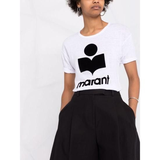 Isabel Marant Etoile ISABEL MARANT ETOILE Women Tops A1N09E TS0004FA 20WH WHITE Size M / US 6-8 / IT 42-44 - 2 Thumbnail