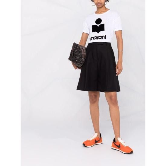 Isabel Marant Etoile ISABEL MARANT ETOILE Women Tops A1N09E TS0004FA 20WH WHITE Size L / US 10 / IT 46 - 3 Thumbnail
