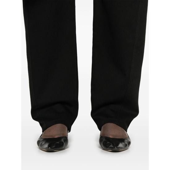 Lemaire LEMAIRE Women Pants PA1181 LF1365 BK999 BLACK Size 27" / US 4 / IT 40 - 3 Thumbnail