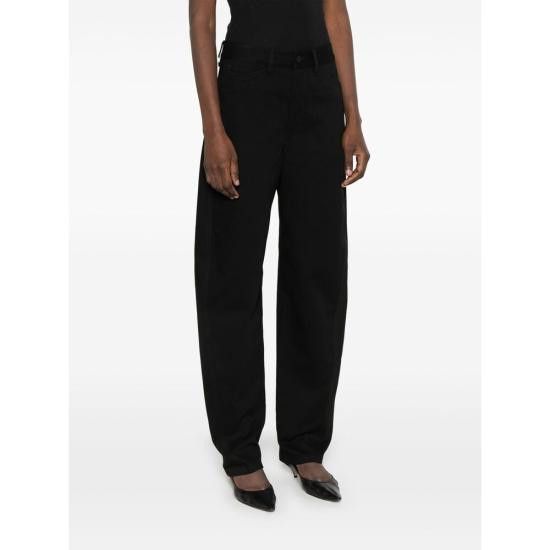 Lemaire LEMAIRE Women Pants PA1181 LF1365 BK999 BLACK Size 27" / US 4 / IT 40 - 4 Thumbnail
