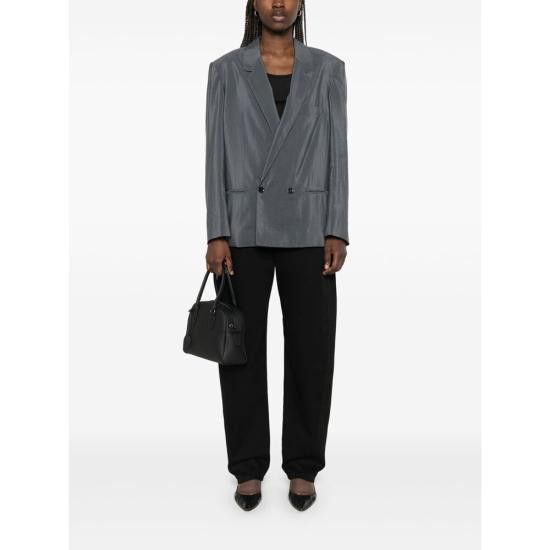 Lemaire LEMAIRE Women Pants PA1181 LF1365 BK999 BLACK Size 27" / US 4 / IT 40 - 5 Thumbnail