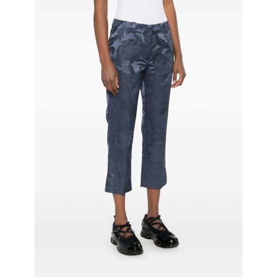 Kenzo KENZO Women Pants FF52PA0939JG 67 BLUE Size 27" / US 4 / IT 40 - 4 Thumbnail
