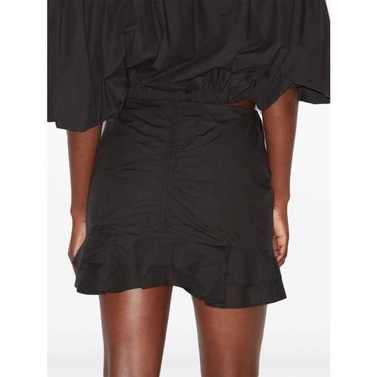 Isabel Marant Etoile ISABEL MARANT ETOILE Women Mid Skirts C1J06E JU0301FA 01BK BLACK Size 27" / US 4 / IT 40 - 3 Thumbnail