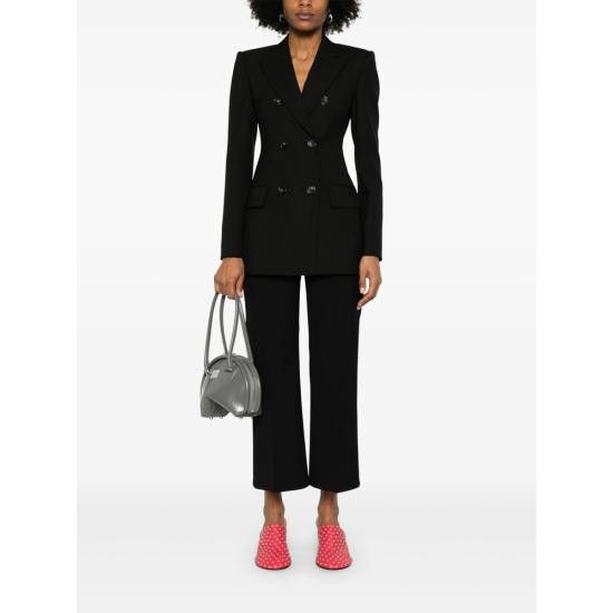 Sportmax SPORTMAX Women Suit Jackets GELLY 534 003 BLACK Size S / US 4 / IT 40 - 5 Thumbnail