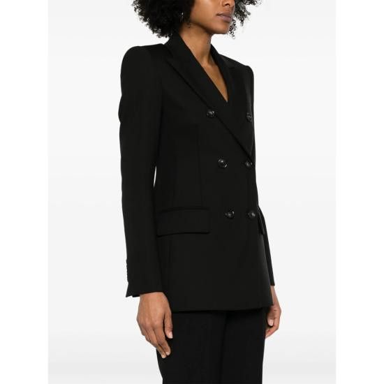Sportmax SPORTMAX Women Suit Jackets GELLY 534 003 BLACK Size S / US 4 / IT 40 - 2 Thumbnail