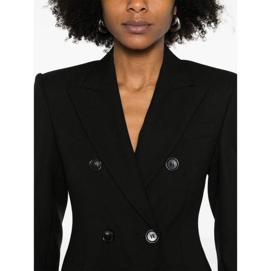 Sportmax SPORTMAX Women Suit Jackets GELLY 534 003 BLACK Size S / US 4 / IT 40 - 3 Thumbnail