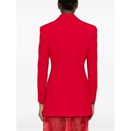 Marella MARELLA Women Suit Jackets 312 WAISTED 003 RED Size S / US 4 / IT 40 - 2 Thumbnail