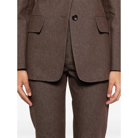 Max Mara MAX MARA Women Pants GALIZIA 742 002 BROWN Size 28" / US 6 / IT 42 - 3 Thumbnail
