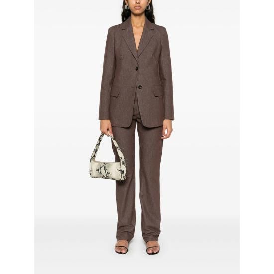 Max Mara MAX MARA Women Pants GALIZIA 742 002 BROWN Size 28" / US 6 / IT 42 - 5 Thumbnail