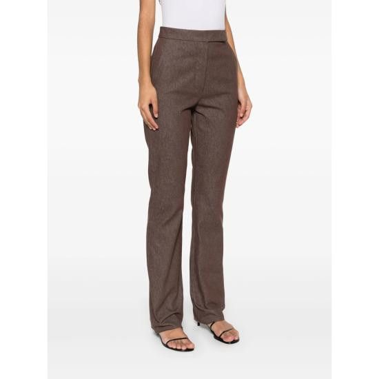 Max Mara MAX MARA Women Pants GALIZIA 742 002 BROWN Size 30" / US 8 / IT 44 - 4 Thumbnail