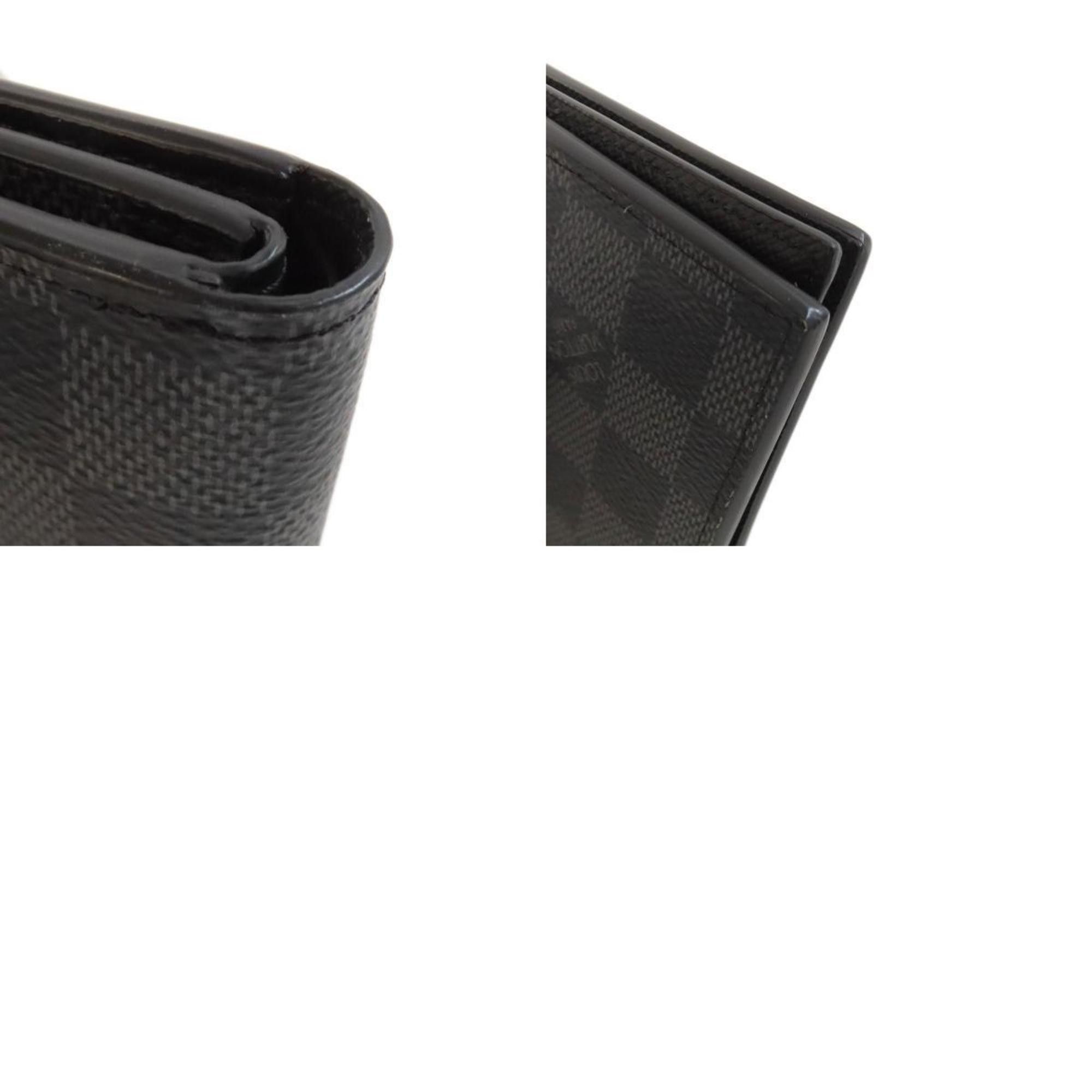 Louis Vuitton Louis Vuitton N60053 Portefeuille Amerigo NM Bi-fold Wallet Damier Canvas Men's Size ONE SIZE - 10 Thumbnail