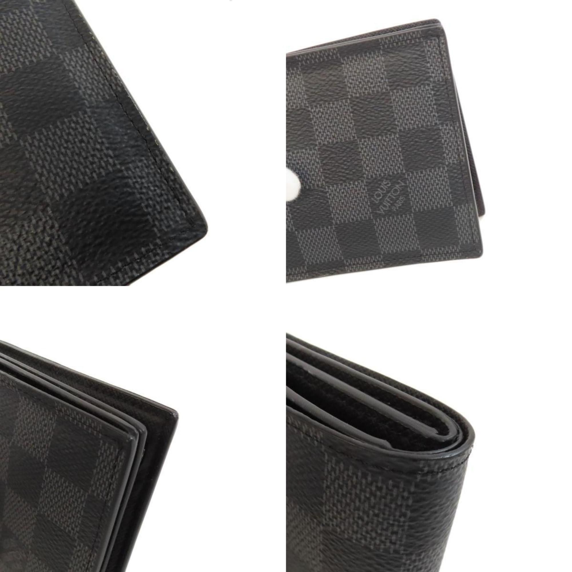 Louis Vuitton Louis Vuitton N60053 Portefeuille Amerigo NM Bi-fold Wallet Damier Canvas Men's Size ONE SIZE - 9 Thumbnail