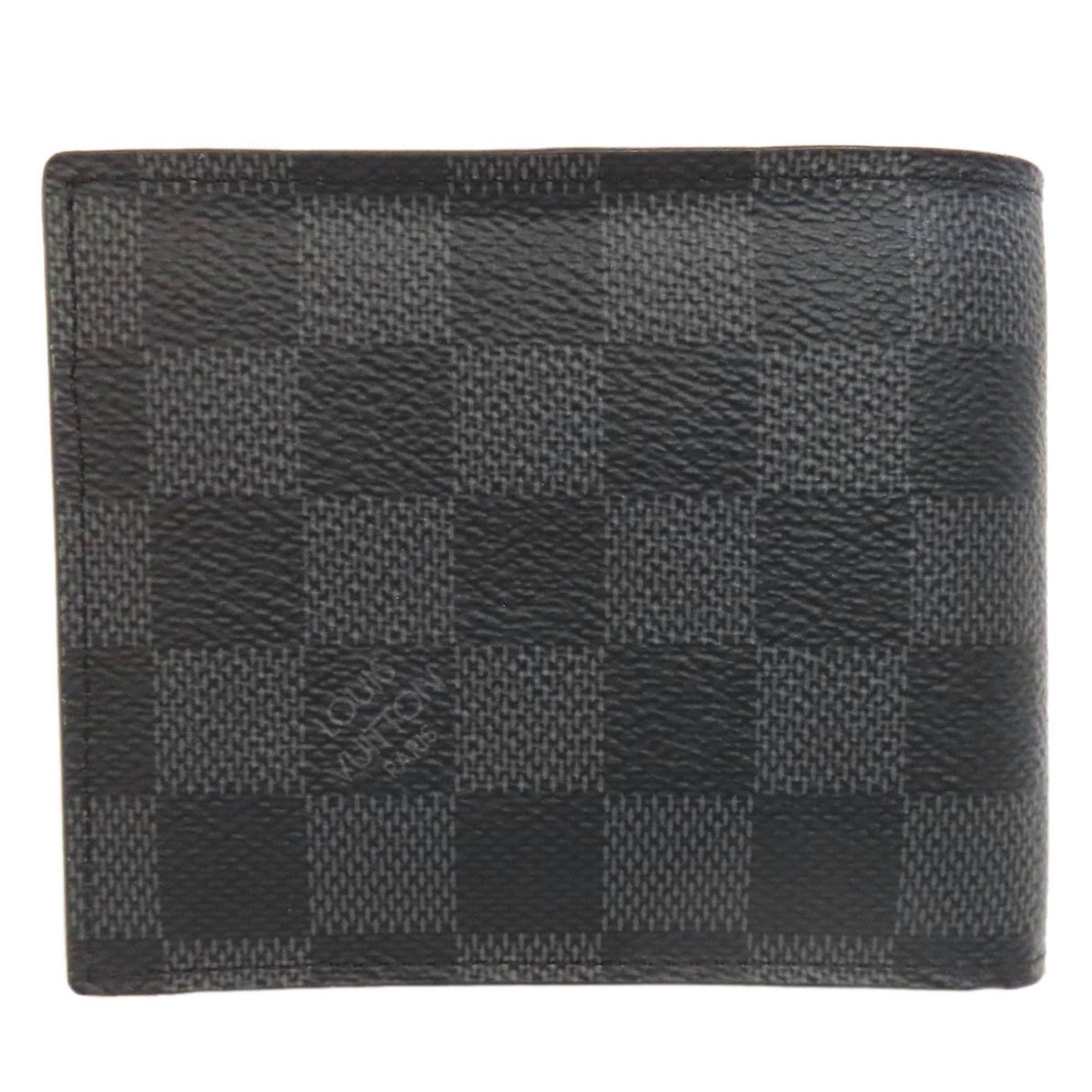 Louis Vuitton Louis Vuitton N60053 Portefeuille Amerigo NM Bi-fold Wallet Damier Canvas Men's Size ONE SIZE - 2 Thumbnail