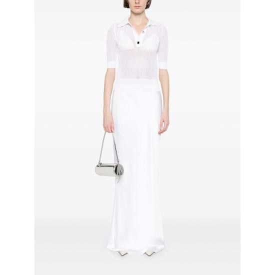 Sportmax SPORTMAX Women Polo Shirts CASTA 137 001 WHITE Size S / US 4 / IT 40 - 2 Thumbnail
