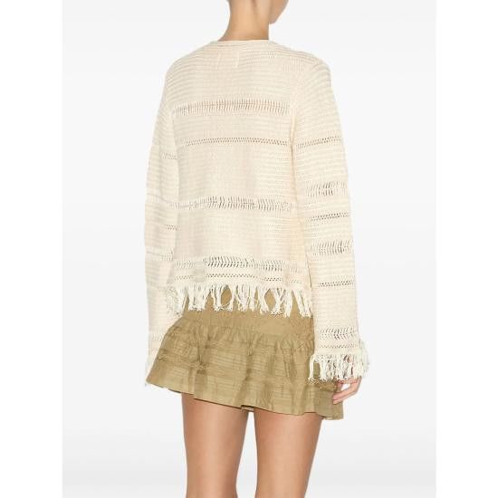 Isabel Marant Etoile ISABEL MARANT ETOILE Women Jackets C1L09E PU0662FA 23EC WHITE Size M / US 6-8 / IT 42-44 - 4 Thumbnail