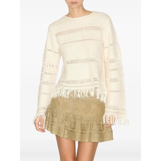 Isabel Marant Etoile ISABEL MARANT ETOILE Women Jackets C1L09E PU0662FA 23EC WHITE Size M / US 6-8 / IT 42-44 - 5 Thumbnail