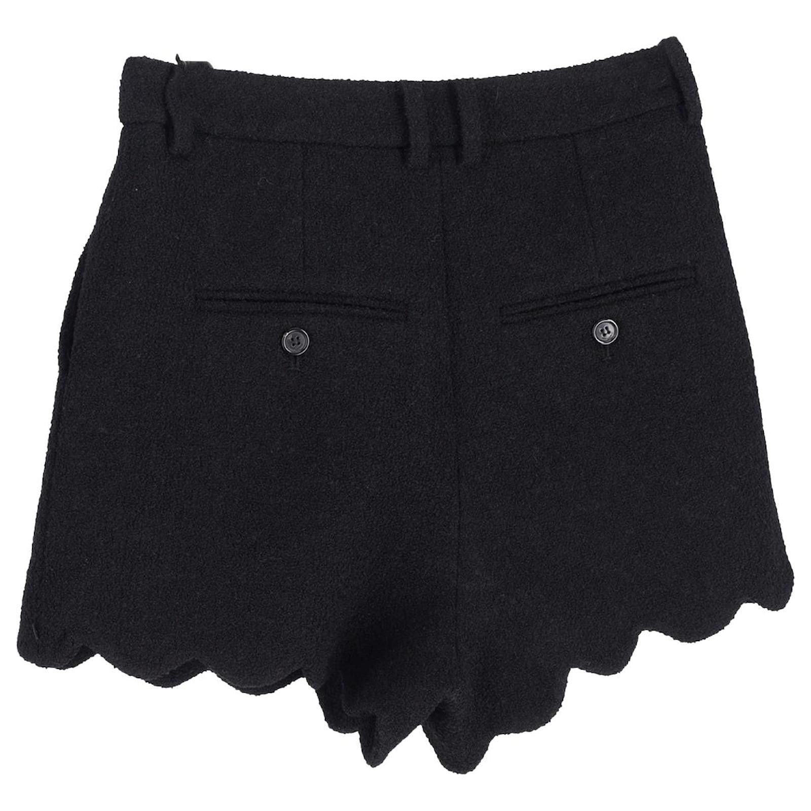 Saint Laurent Paris Tweed Shorts Size 30" / US 8 / IT 44 - 2 Thumbnail