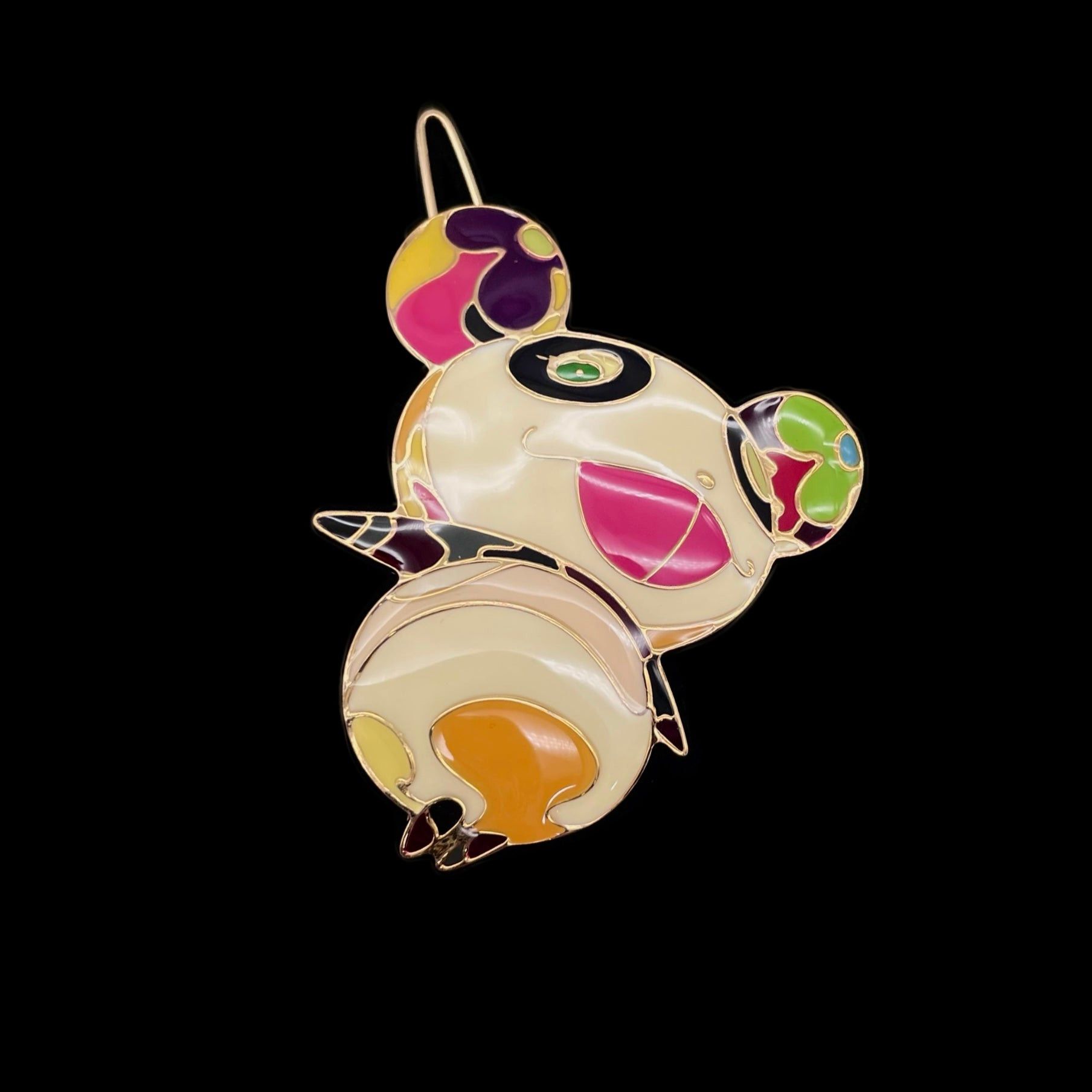 Louis Vuitton Louis Vuitton Panda Takashi Murakami Collaboration Hairpin Size ONE SIZE - 3 Thumbnail