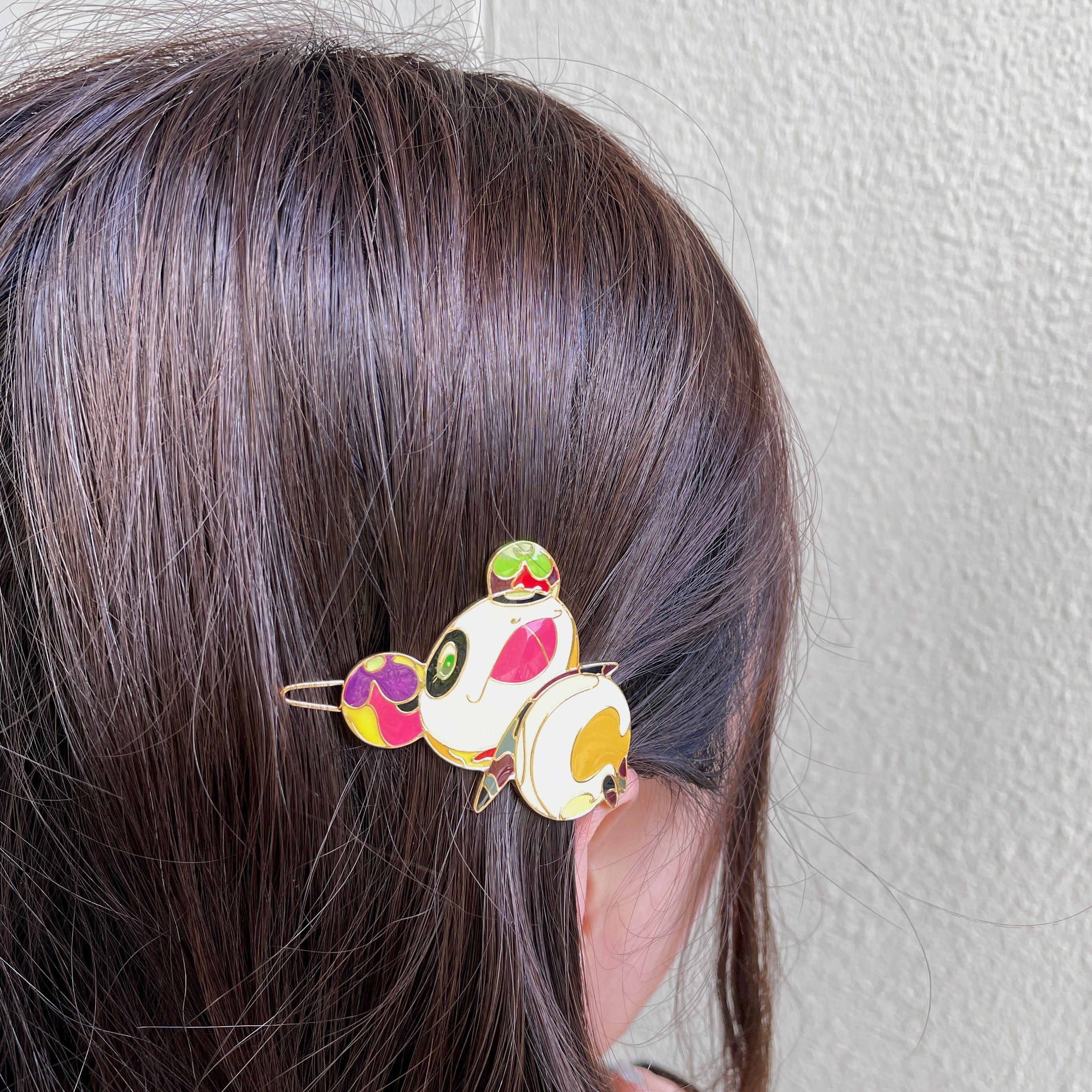 Louis Vuitton Louis Vuitton Panda Takashi Murakami Collaboration Hairpin Size ONE SIZE - 2 Thumbnail