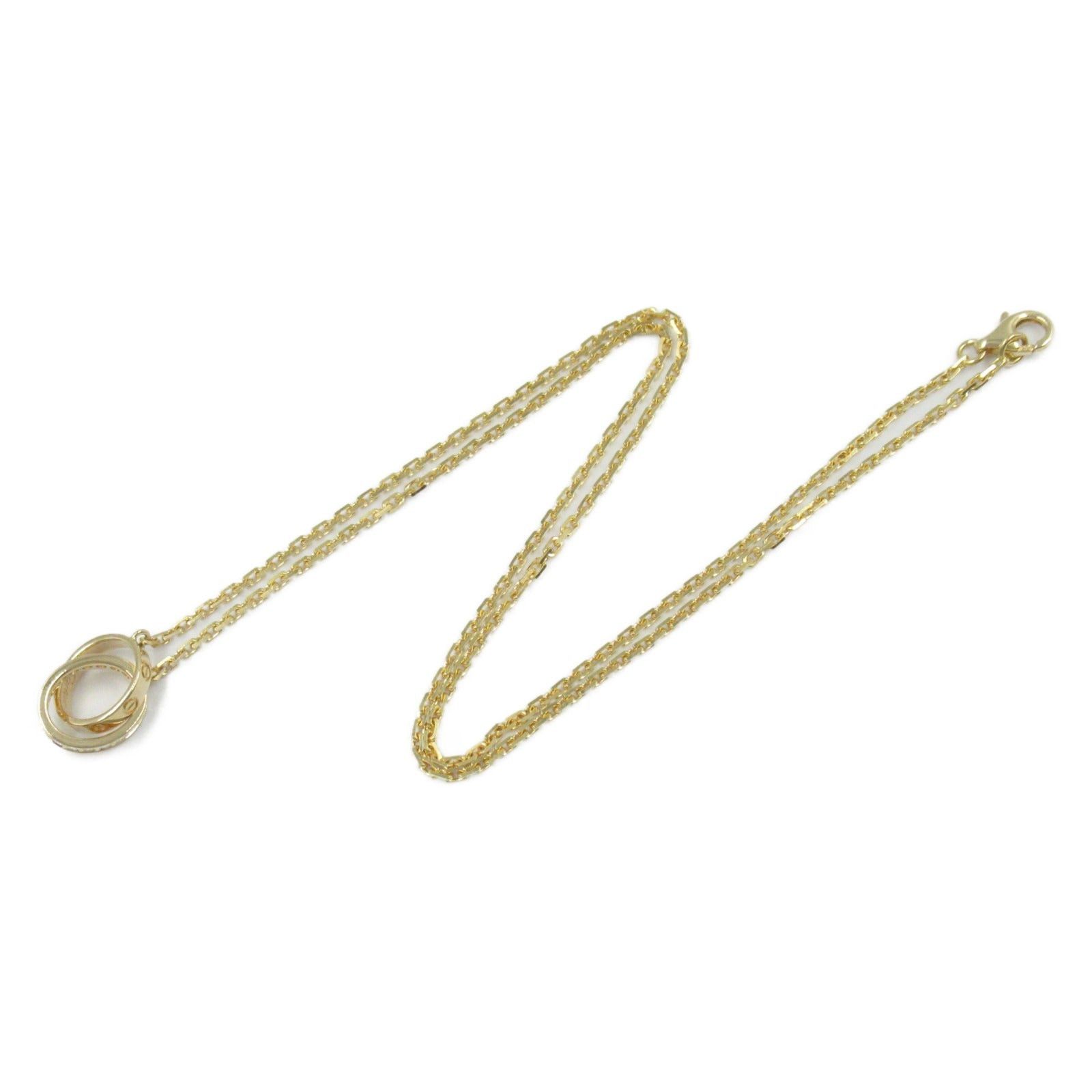 Cartier Cartier Baby Love Necklace Diamond K18 (Yellow Gold) Clear Size ONE SIZE - 3 Thumbnail