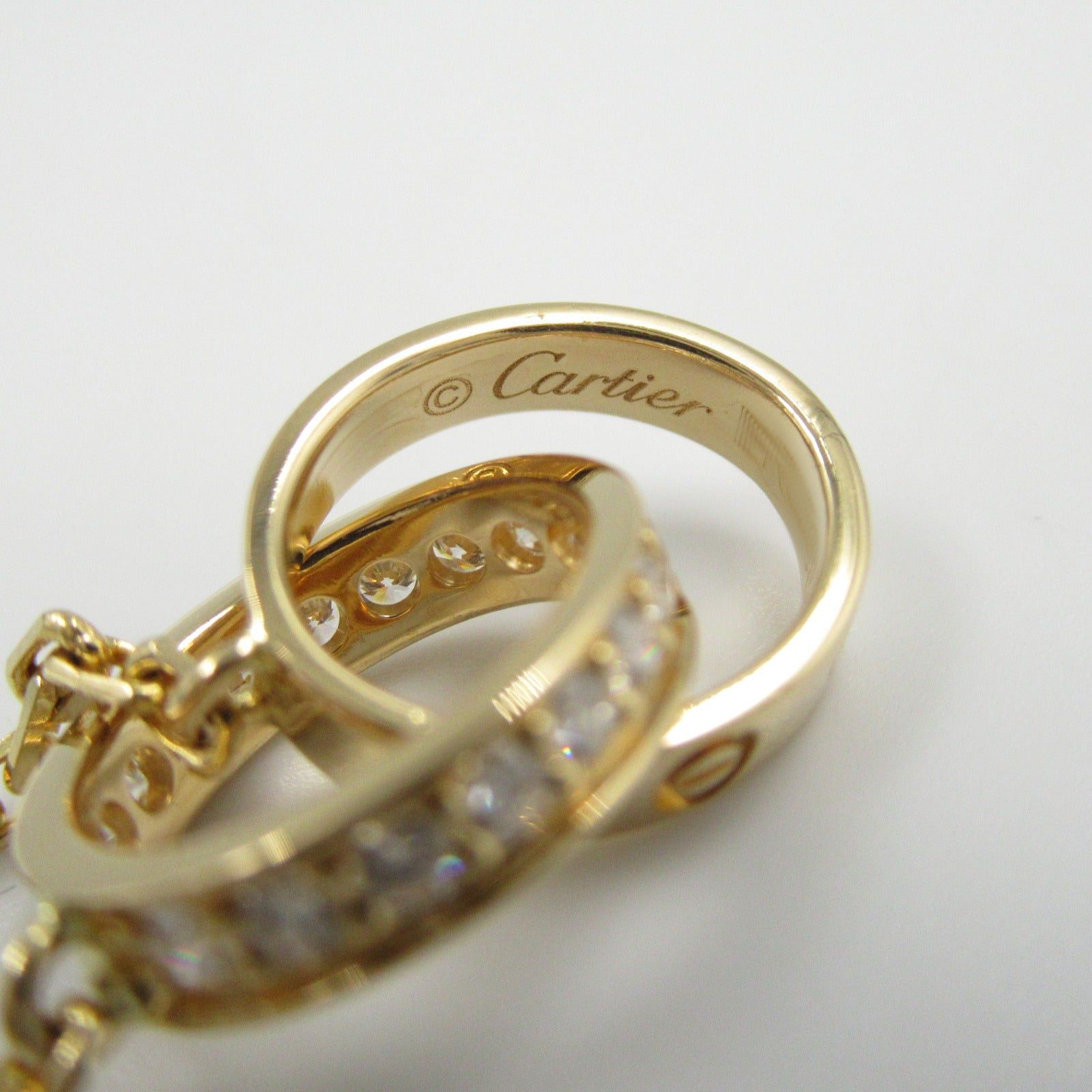 Cartier Cartier Baby Love Necklace Diamond K18 (Yellow Gold) Clear Size ONE SIZE - 4 Thumbnail