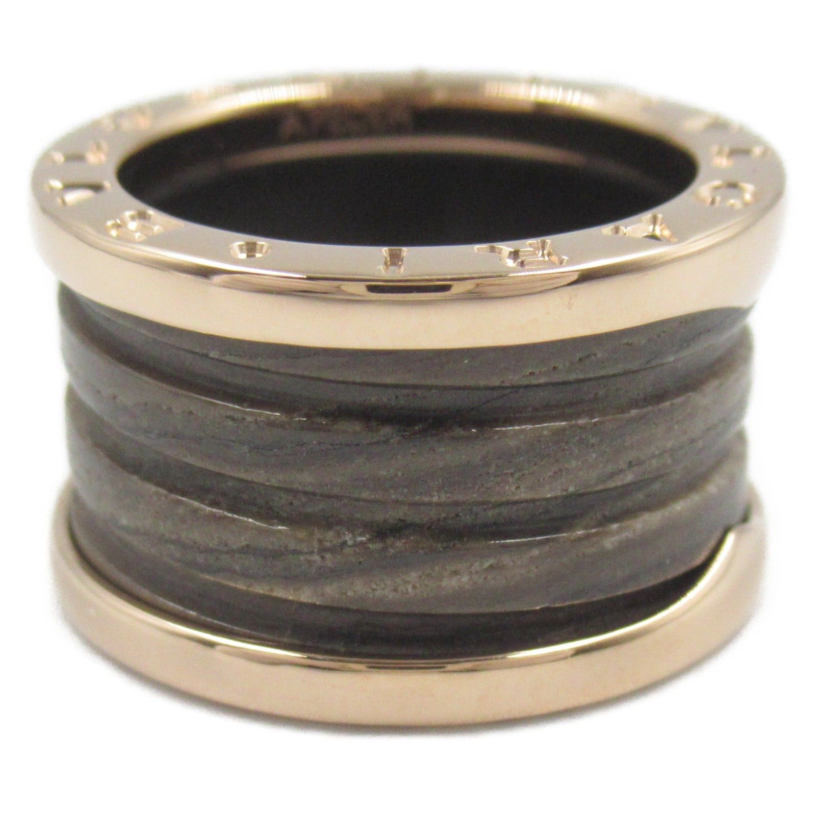 Bvlgari Bvlgari B Zero One Ring Ceramic K18Pg (Pink Gold) Brown Size ONE SIZE - 2 Thumbnail