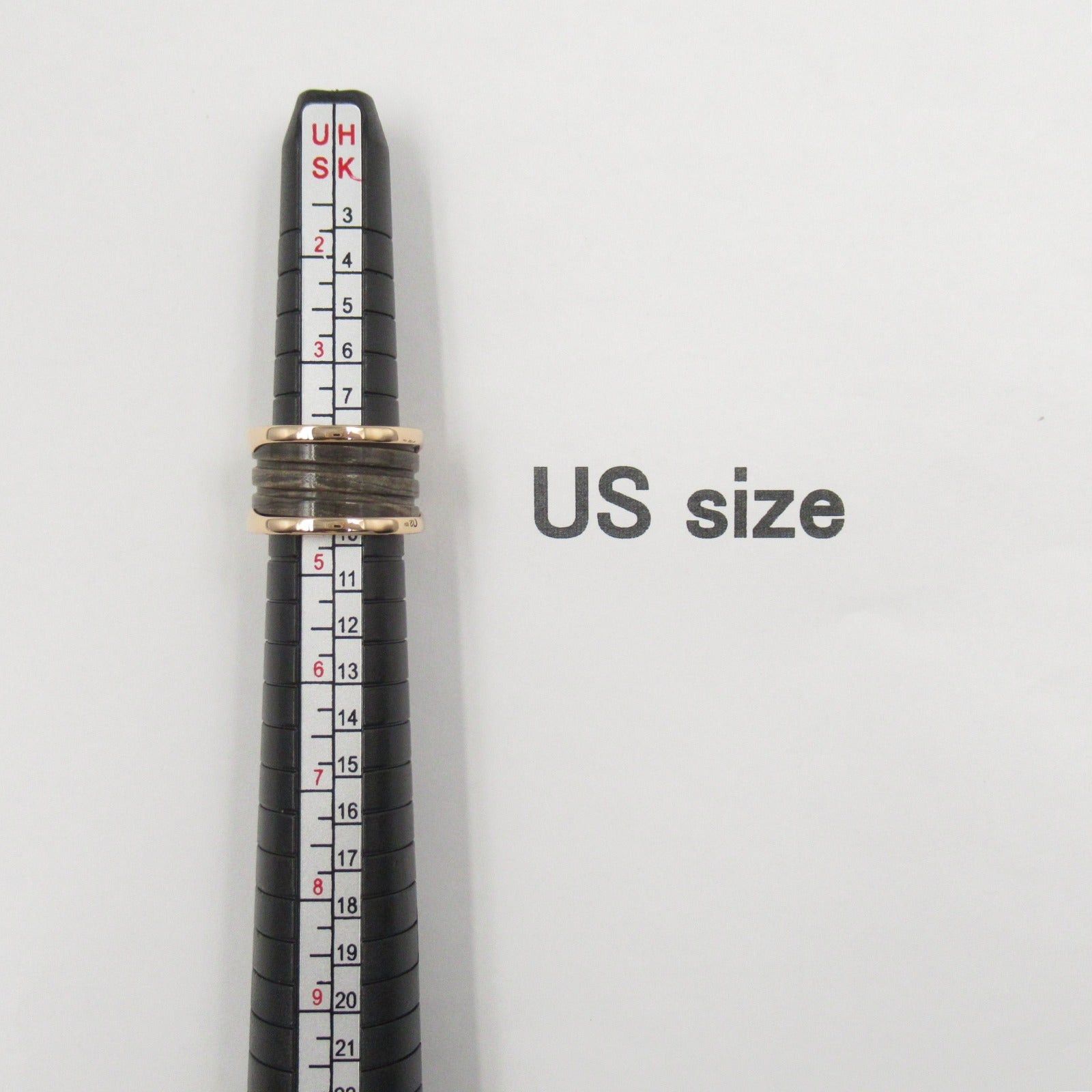 Bvlgari Bvlgari B Zero One Ring Ceramic K18Pg (Pink Gold) Brown Size ONE SIZE - 6 Thumbnail