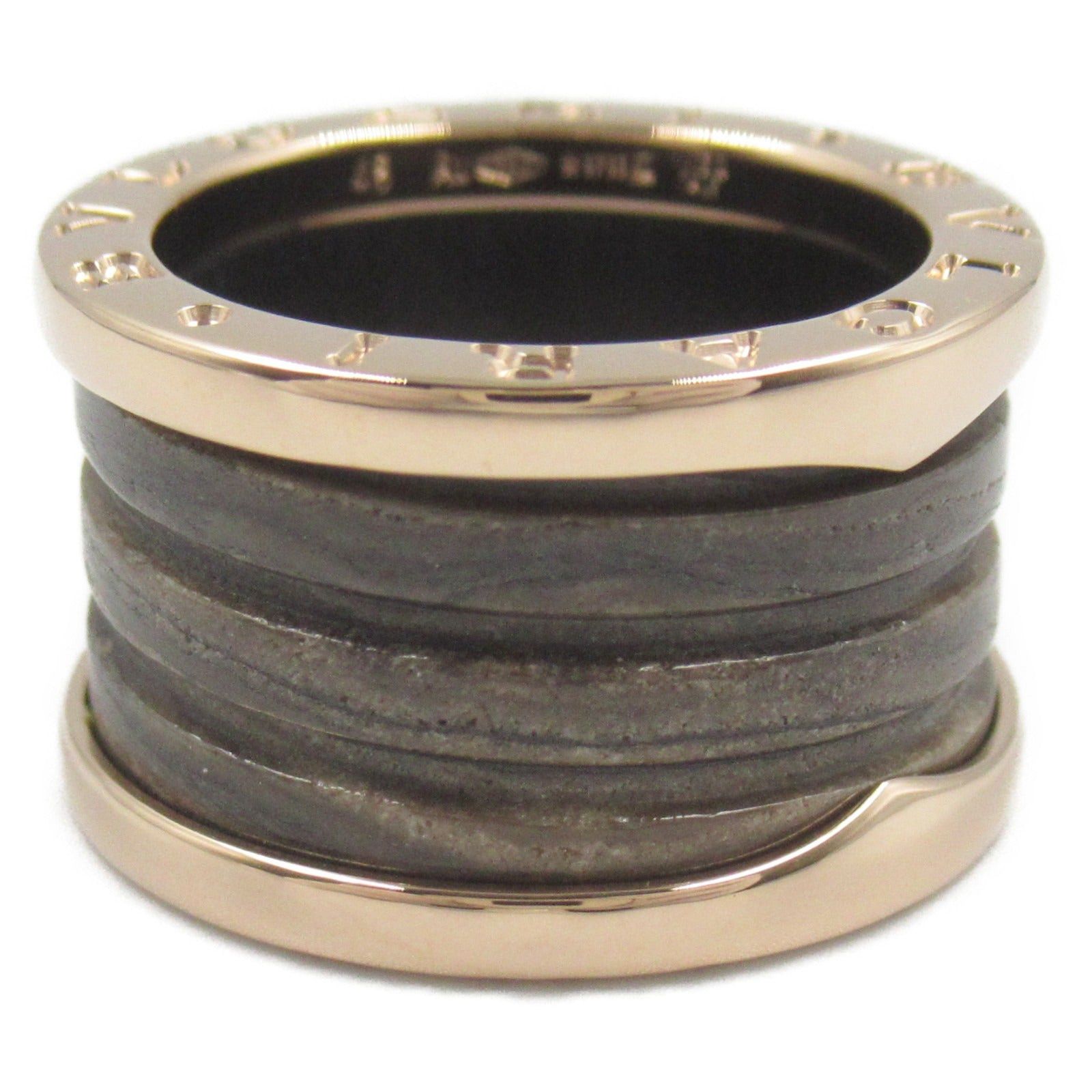 Bvlgari Bvlgari B Zero One Ring Ceramic K18Pg (Pink Gold) Brown Size ONE SIZE - 3 Thumbnail
