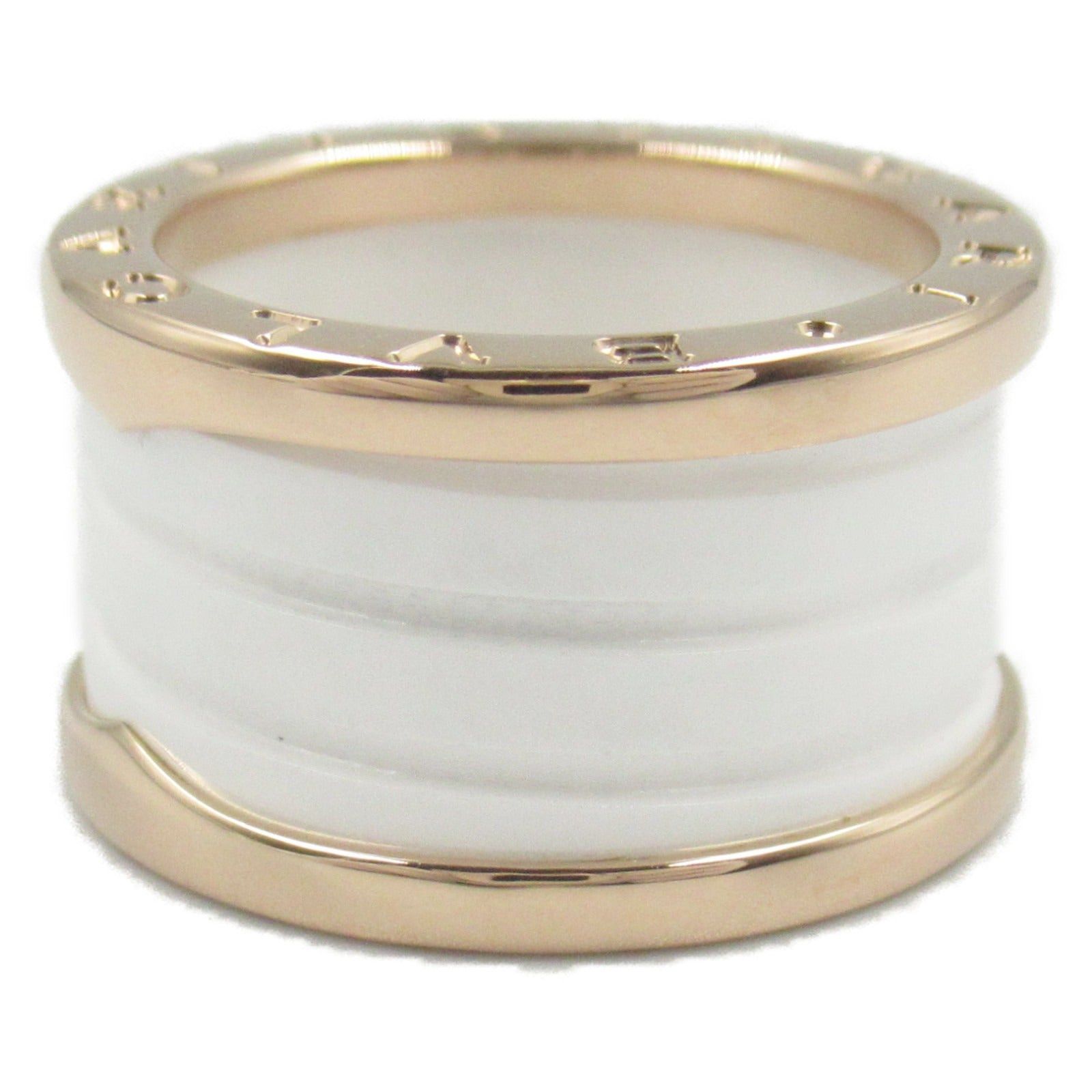 Bvlgari Bvlgari B Zero One Ring Ceramic K18Pg (Pink Gold) White Size ONE SIZE - 2 Thumbnail