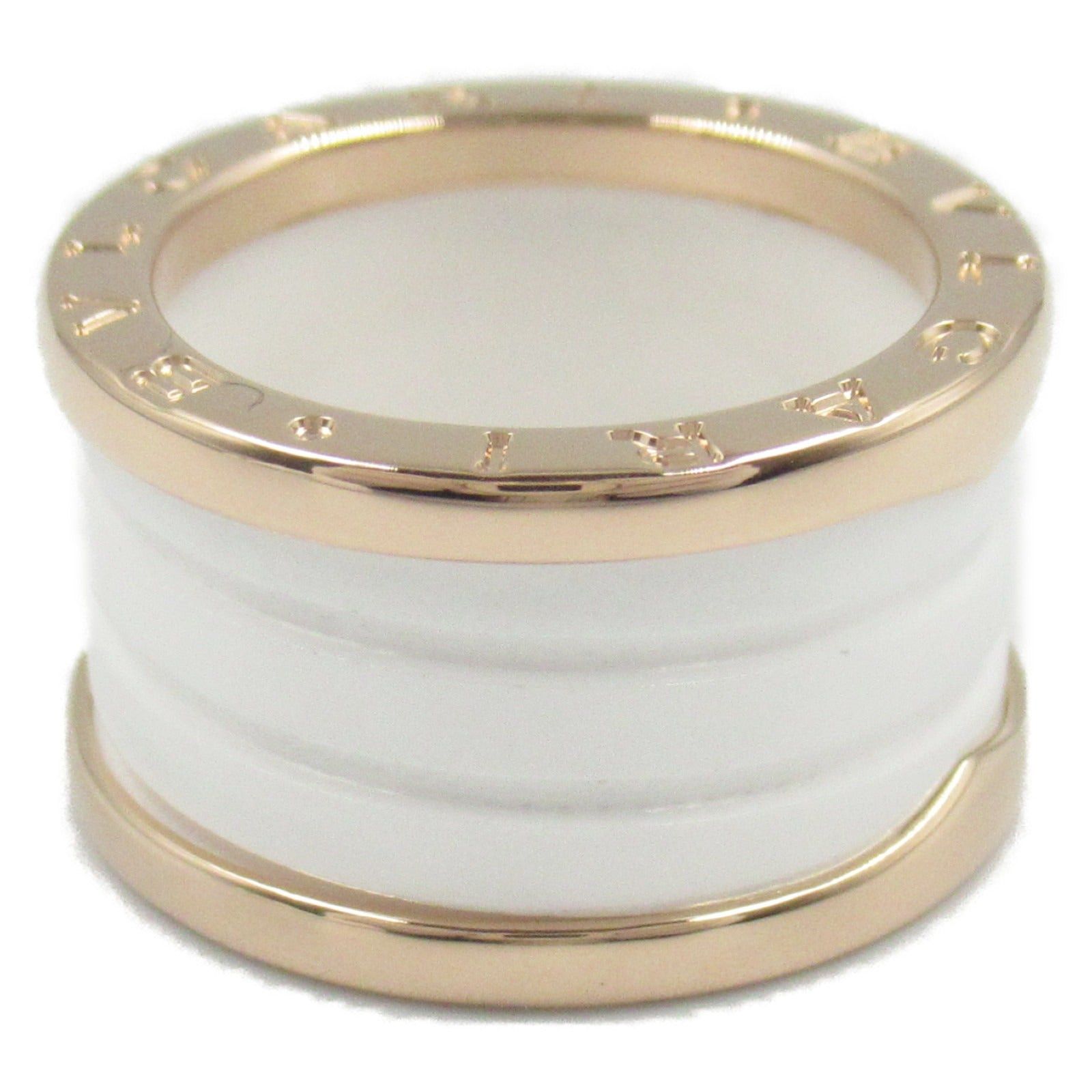 Bvlgari Bvlgari B Zero One Ring Ceramic K18Pg (Pink Gold) White Size ONE SIZE - 3 Thumbnail