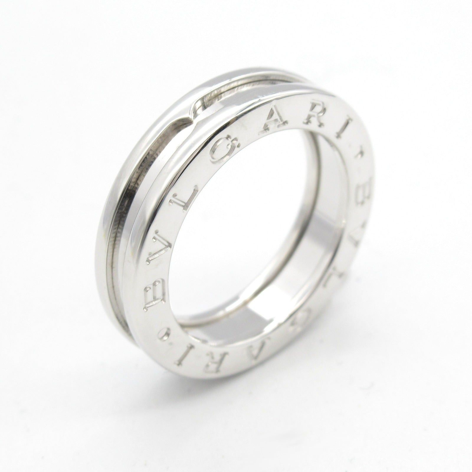 Bvlgari Bvlgari B Zero One Ring 1Belt K18Wg (White Gold) Silver Size ONE SIZE - 4 Thumbnail