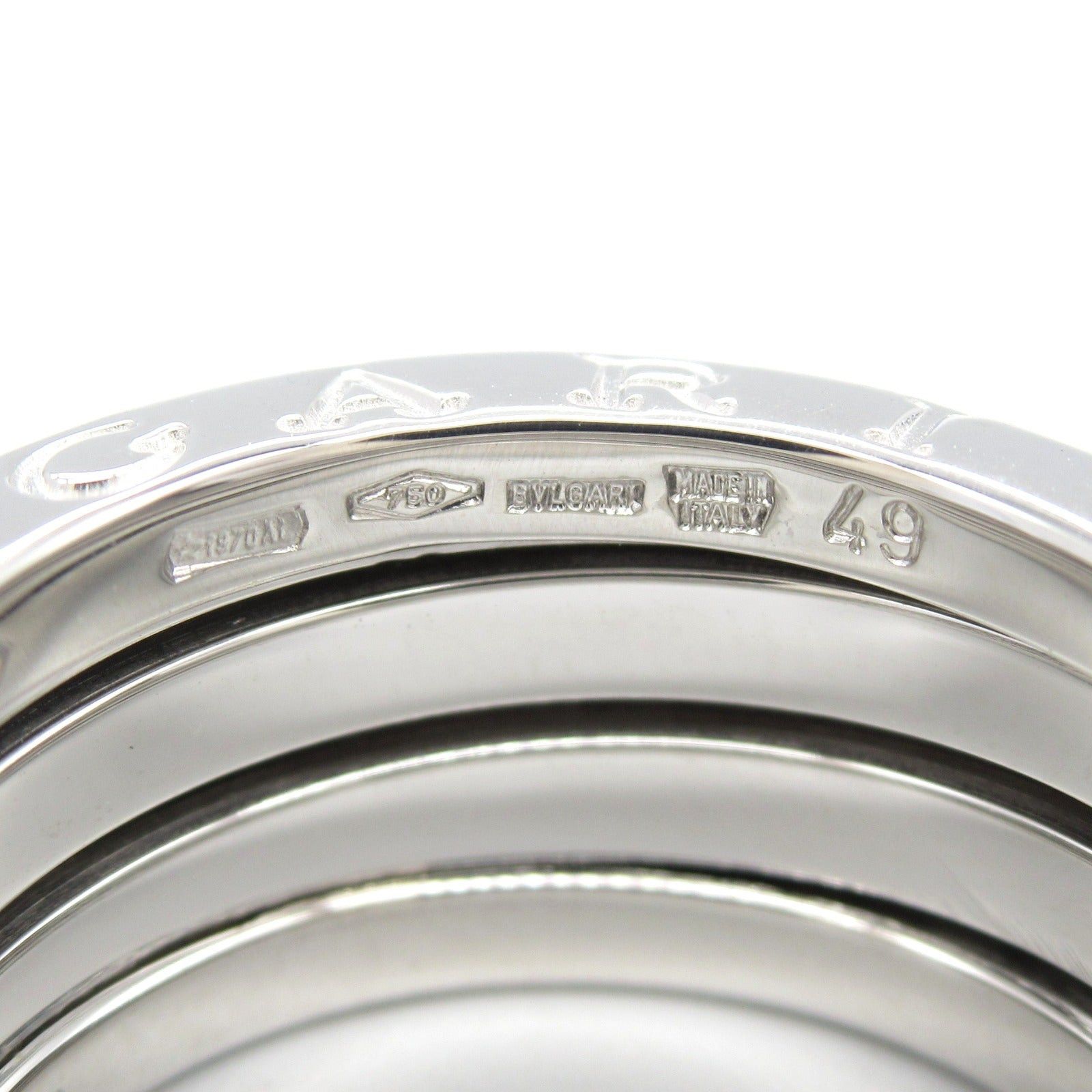 Bvlgari Bvlgari B Zero One Ring K18Wg (White Gold) Silver Size ONE SIZE - 4 Thumbnail