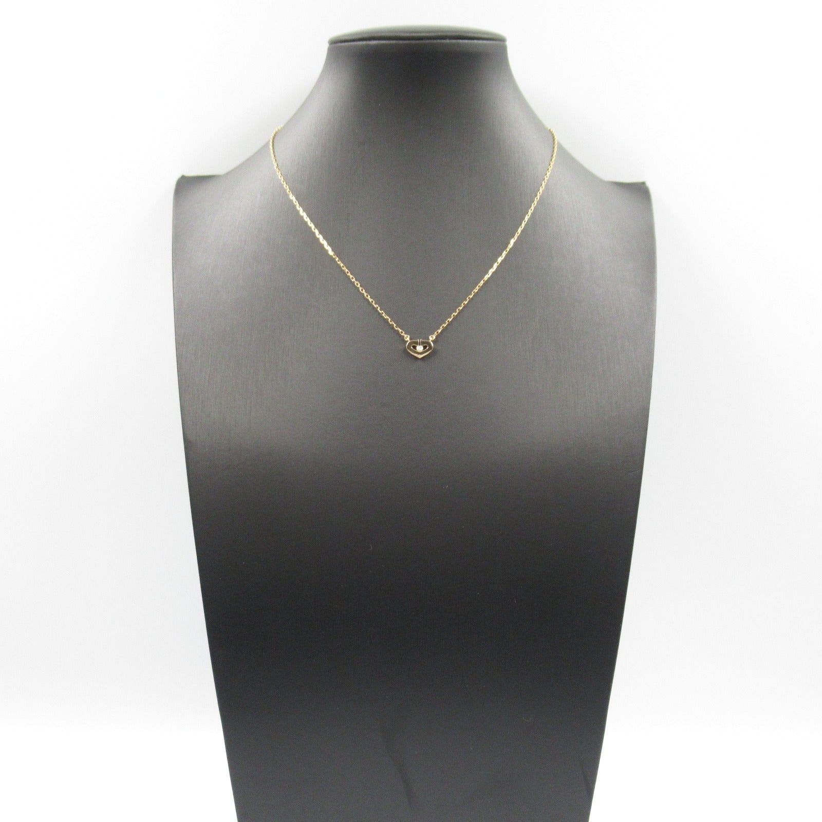 Cartier Cartier C Heart Necklace K18Pg (Pink Gold) Diamond Clear Size ONE SIZE - 7 Thumbnail