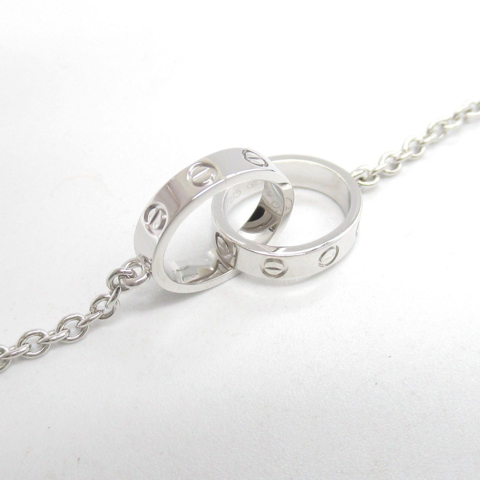 Cartier Cartier Baby Love Bracelet K18Wg (White Gold) Silver Size ONE SIZE - 4 Thumbnail
