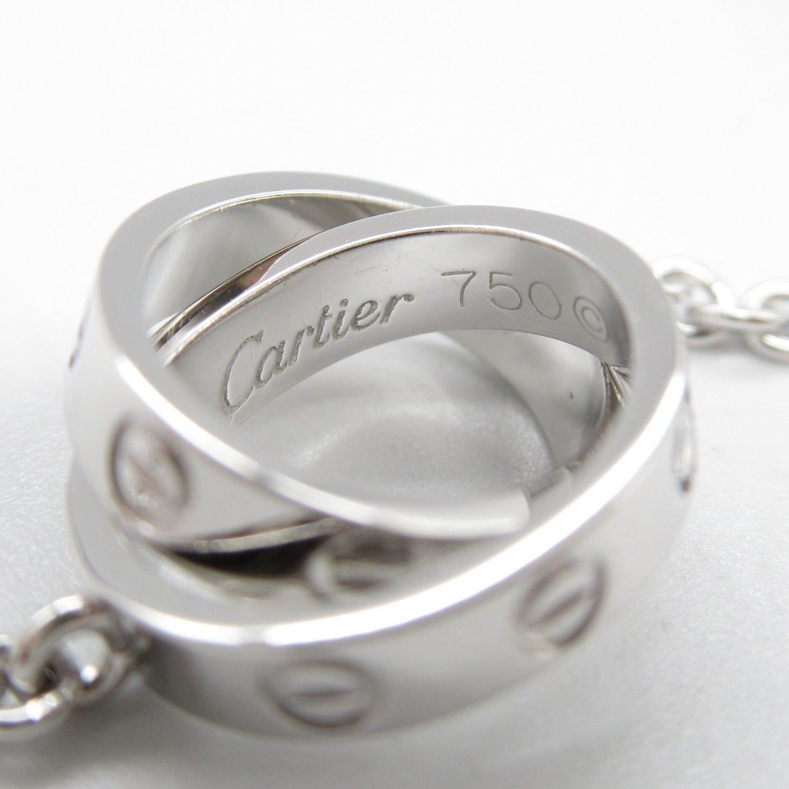 Cartier Cartier Baby Love Bracelet K18Wg (White Gold) Silver Size ONE SIZE - 5 Thumbnail