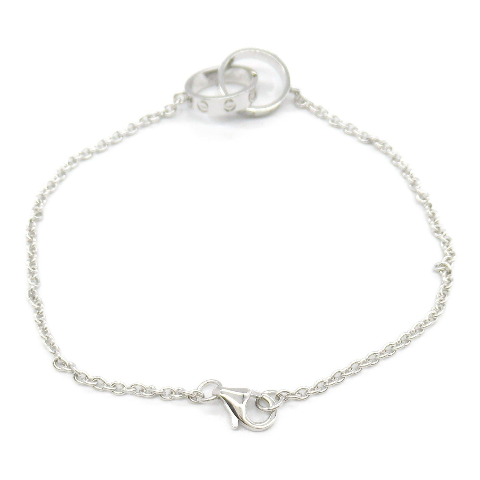 Cartier Cartier Baby Love Bracelet K18Wg (White Gold) Silver Size ONE SIZE - 2 Thumbnail