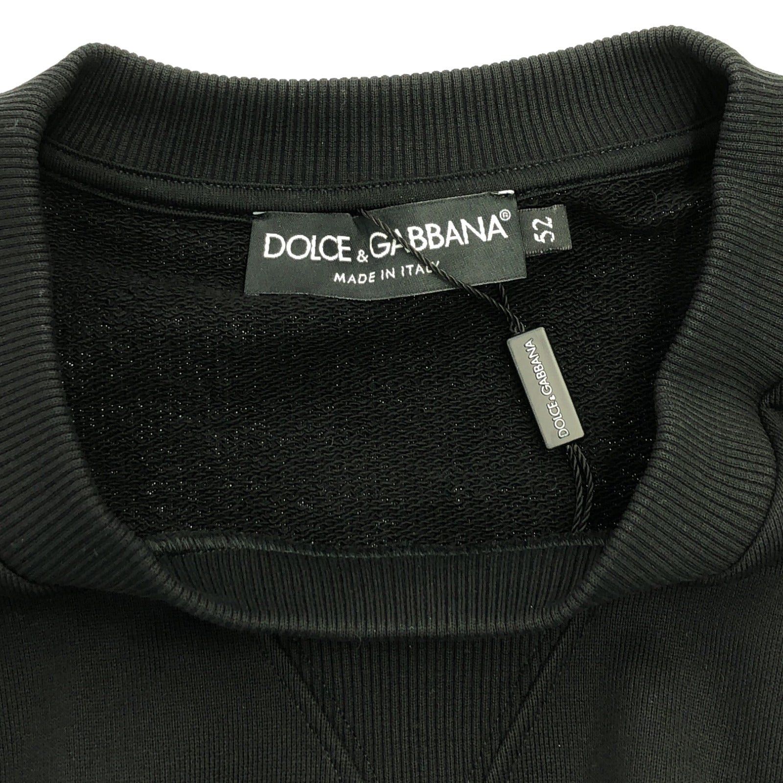Dolce & Gabbana Dolce Gabbana Sweat Sweatshirt Cotton Black Size ONE SIZE - 7 Thumbnail