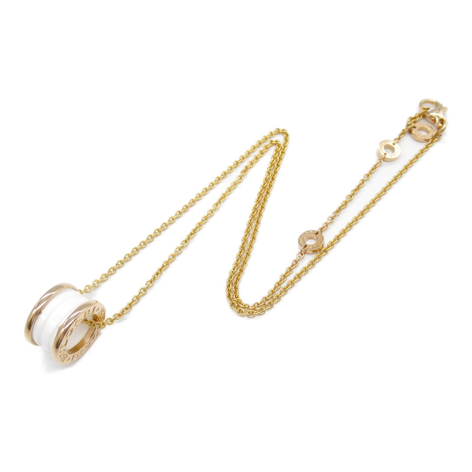 Bvlgari Bvlgari B Zero One Necklace Ceramic K18Pg (Pink Gold) White Size ONE SIZE - 3 Thumbnail