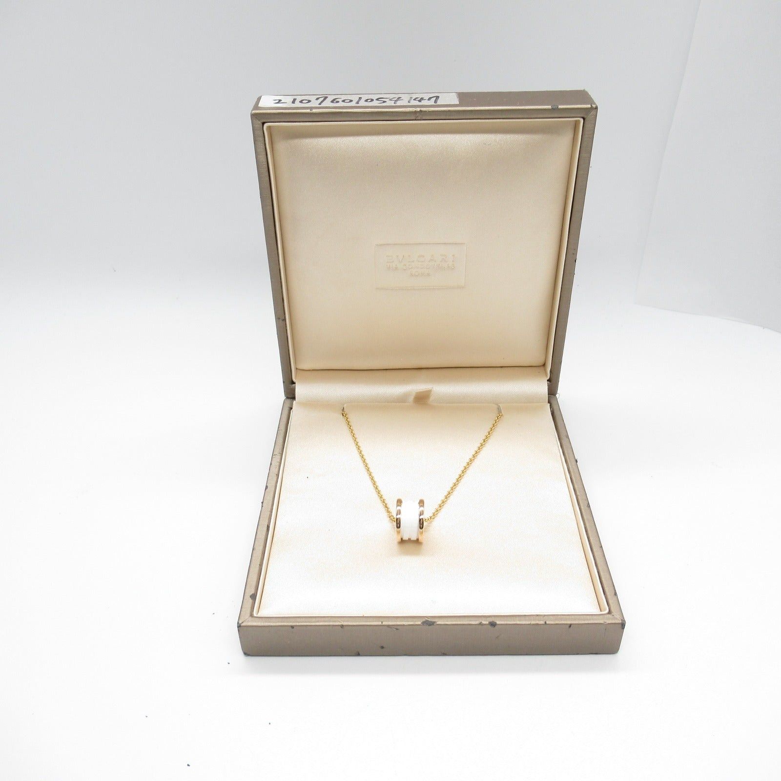 Bvlgari Bvlgari B Zero One Necklace Ceramic K18Pg (Pink Gold) White Size ONE SIZE - 7 Thumbnail