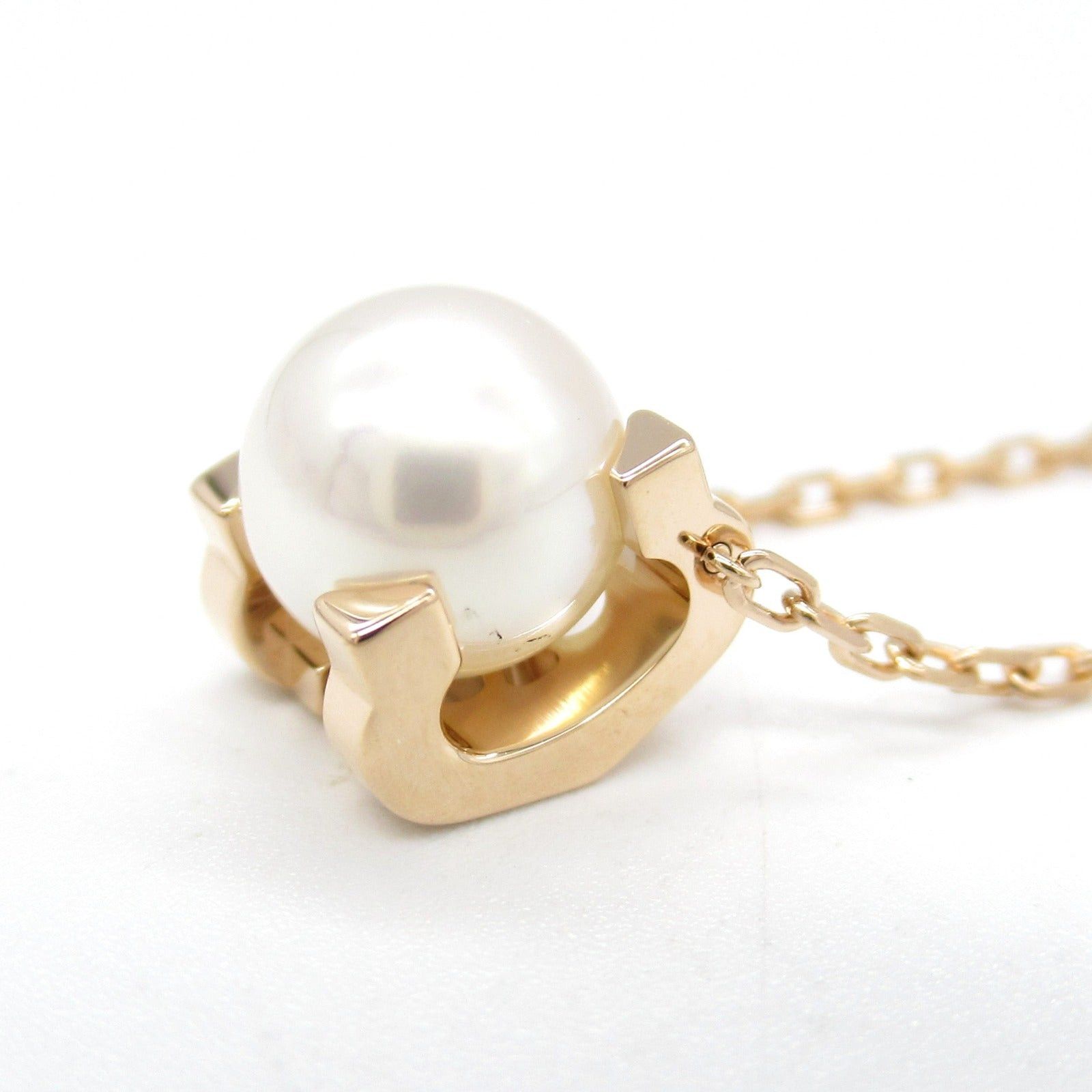 Cartier Cartier C De Cartier Pearl Necklace K18Pg (Pink Gold) White Size ONE SIZE - 5 Thumbnail
